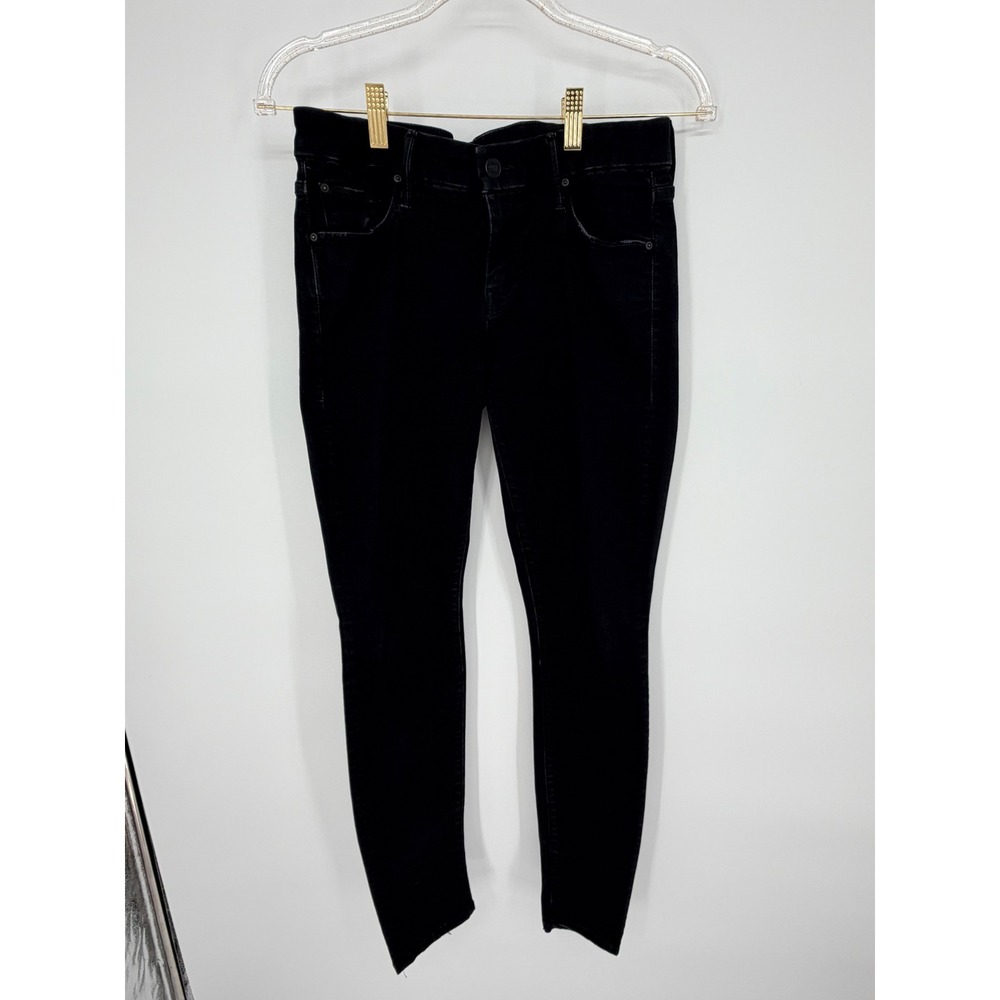 Mother The‎ Looker Skinny Jeans Not Guilty Black Womens 28